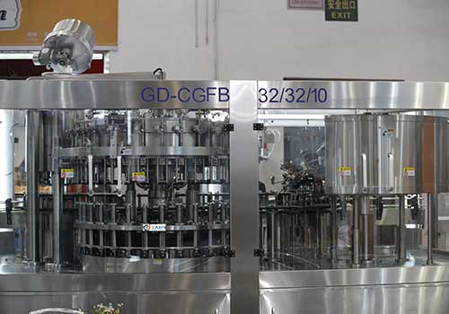 32-32-10型啤酒冲瓶灌装压盖一体机